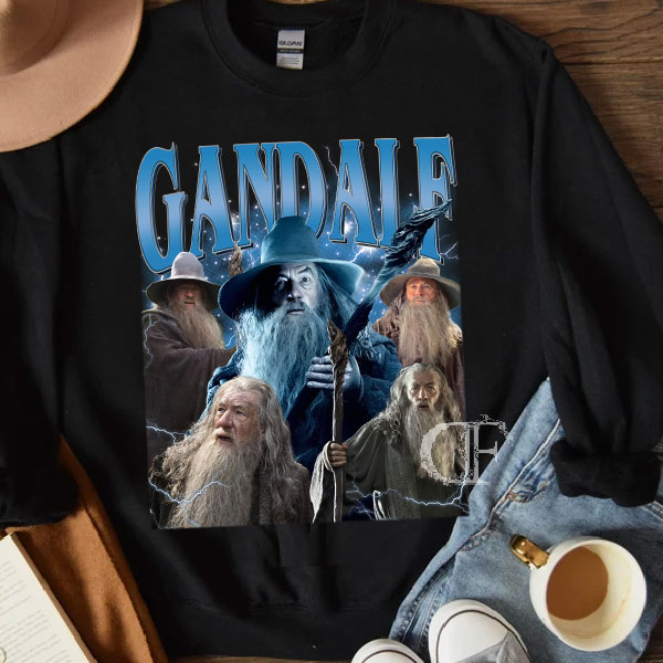 LOTR- Gandalf Vintage 90s Bootleg Shirt