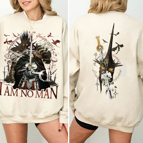 LOTR- Eowyn I Am No Man ver 2 Sweatshirt