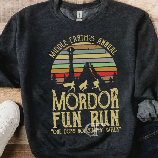 LOTR- Middle Earth’s Annual Mordor Fun Run Sweatshirt