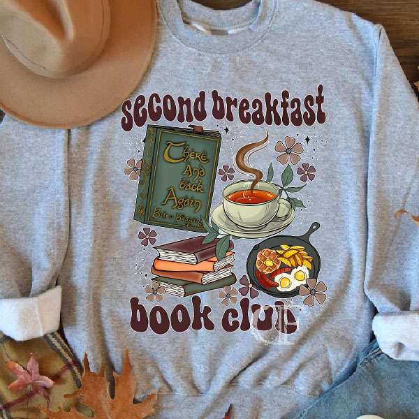 LOTR- The Second Breakfast Book Sweatshirt