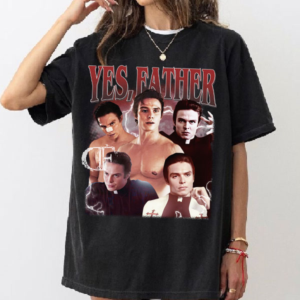 Yes Father Nicholas Chavez Vintage Bootleg 90s Shirt