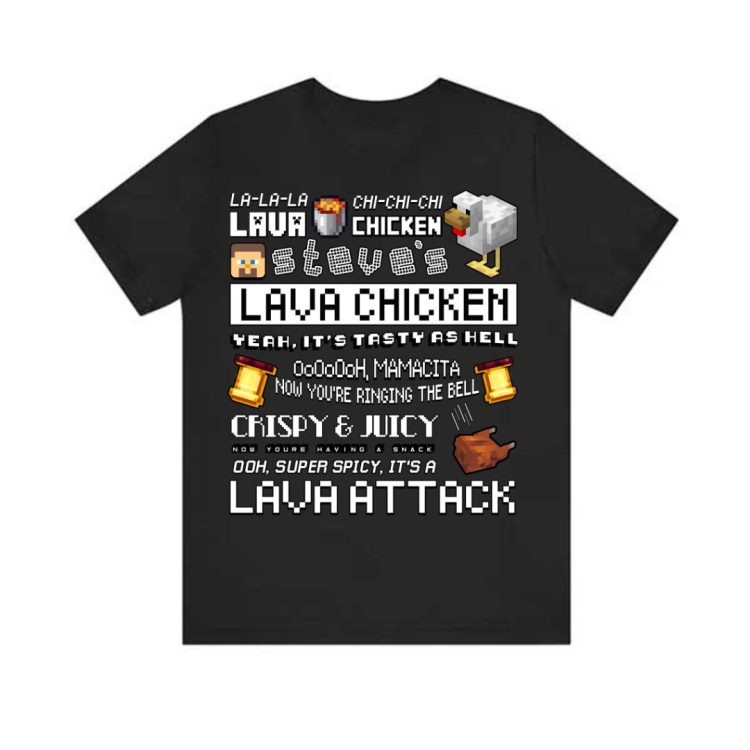 Lava Chicken Minecraft Shirt