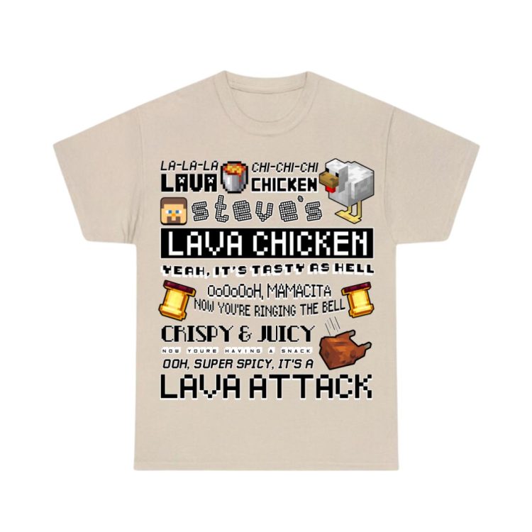 Lava Chicken Minecraft Shirt