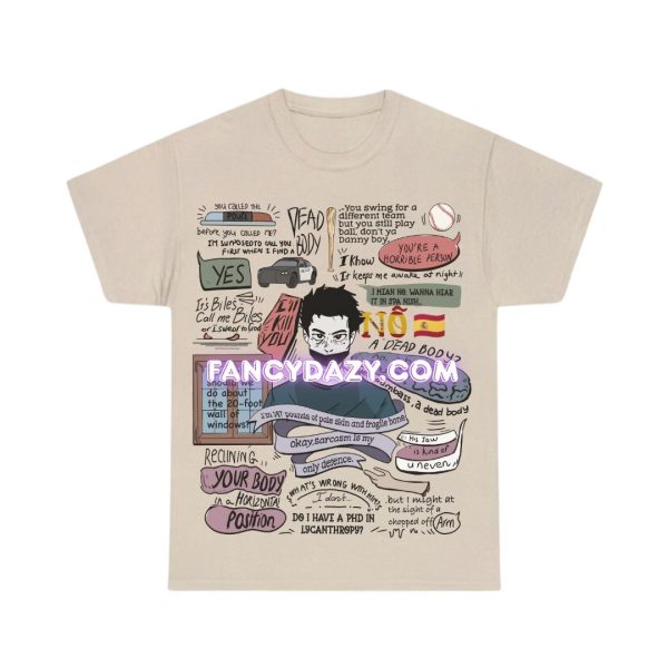 Teenwolf- Stiles Quotes Shirt
