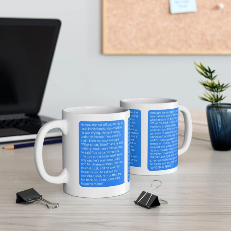 ITYSL Court Case Text Mug