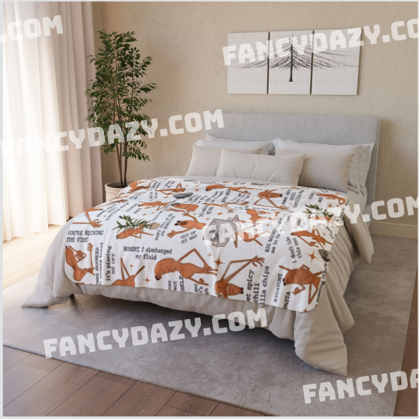 Marcus The Worm Quote Blanket