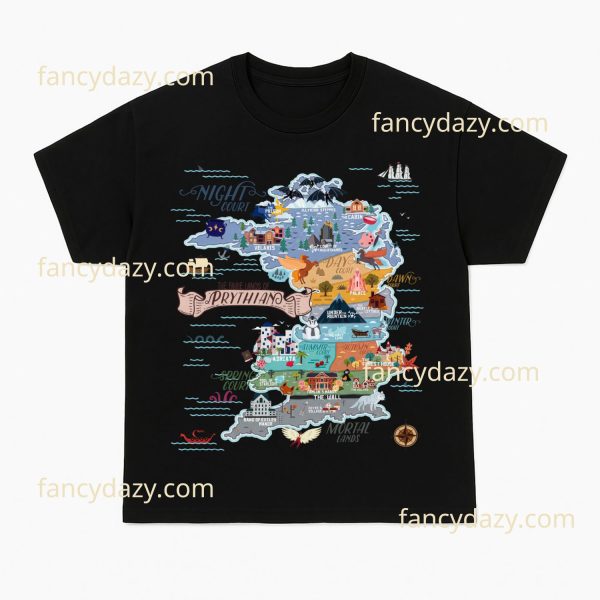 Prythian Map Of ACOTAR By Sarah J Maas