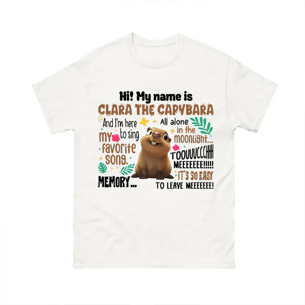 Claira the Capybara Shirt