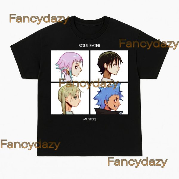 Soul eater x Gorillaz band Shirt