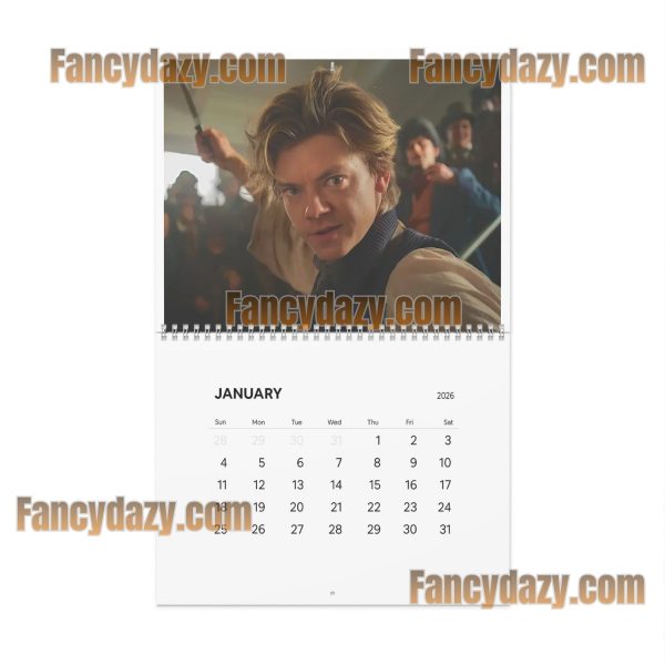 Thomas Brodie Sangster 2026 Wall Calendar