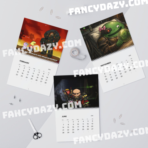 Smiling Friends Warhammer 2026 Wall Calendar