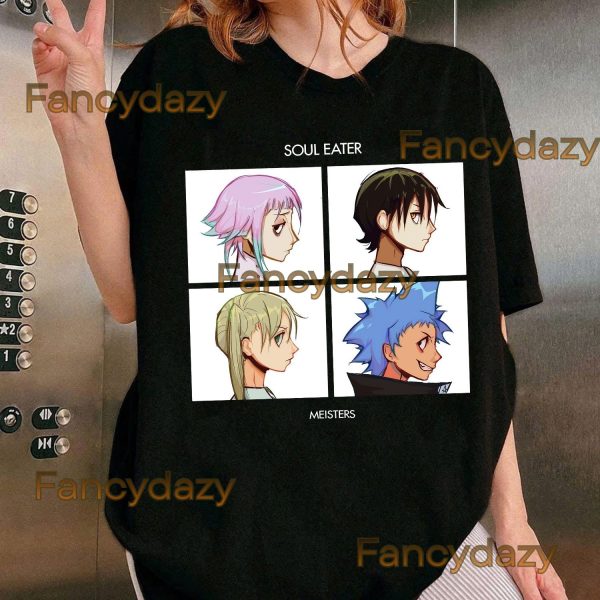 Soul eater x Gorillaz band Shirt