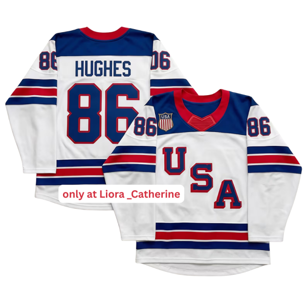 USA HOCKEY JERSEY Jack Hughes Shirt