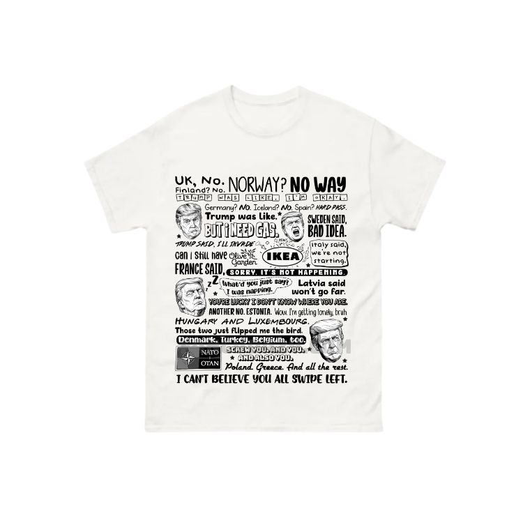 Donald Trump NATO Swipe Left Shirt Donald Trump NATO Swipe Left Shirt