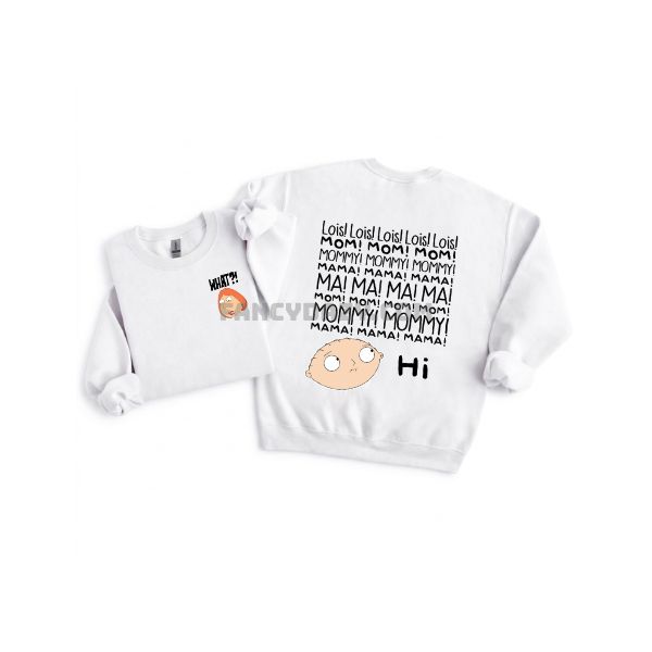 Family Guy Stewie And Loise 2 Sided Shirt