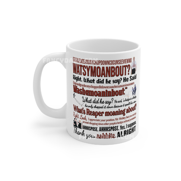 Hot Fuzz Funny Quote Mug Hot Fuzz Funny Quote Mug