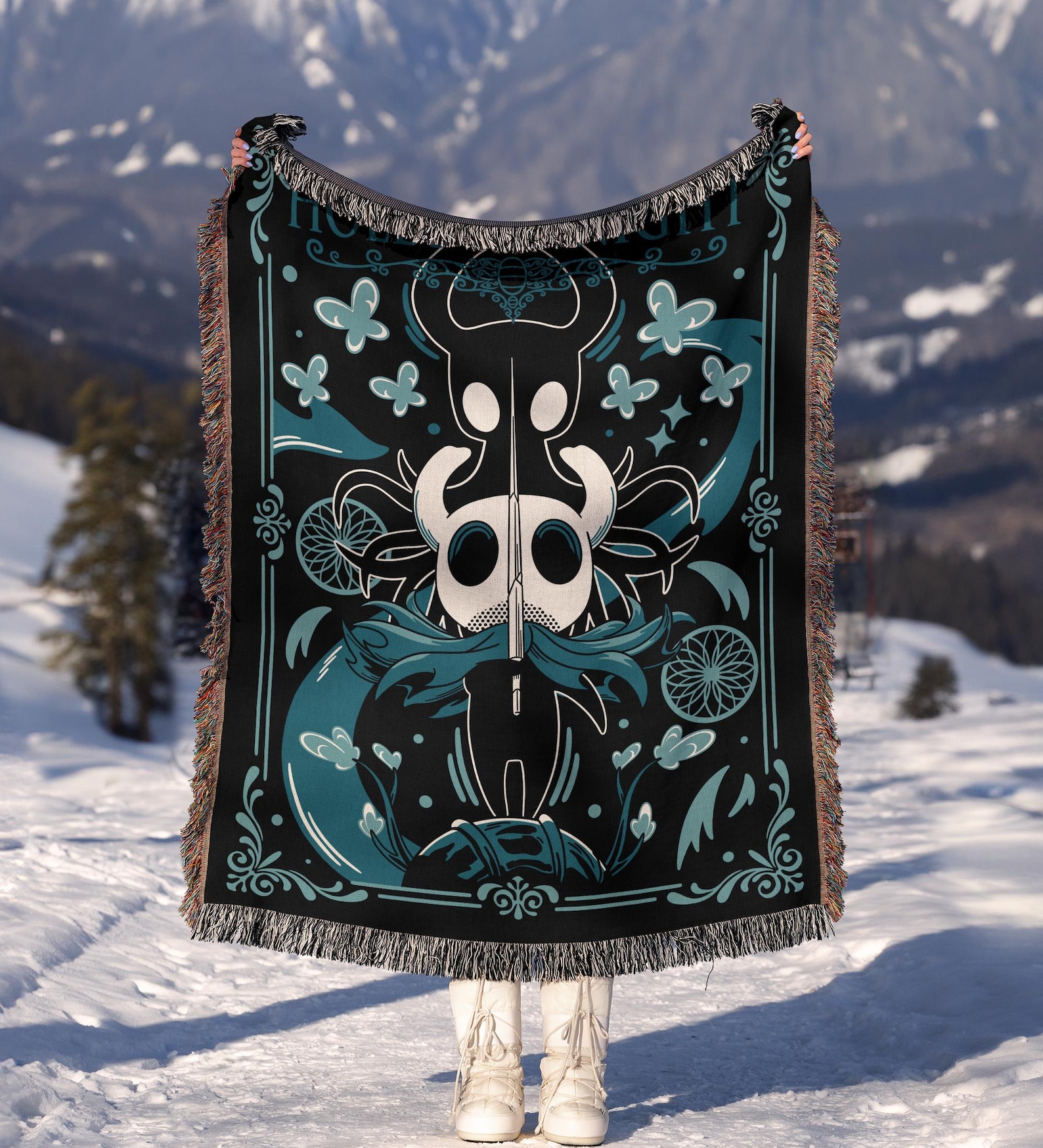 Hollow Knight Woven Blanket Hollow Knight Woven Blanket