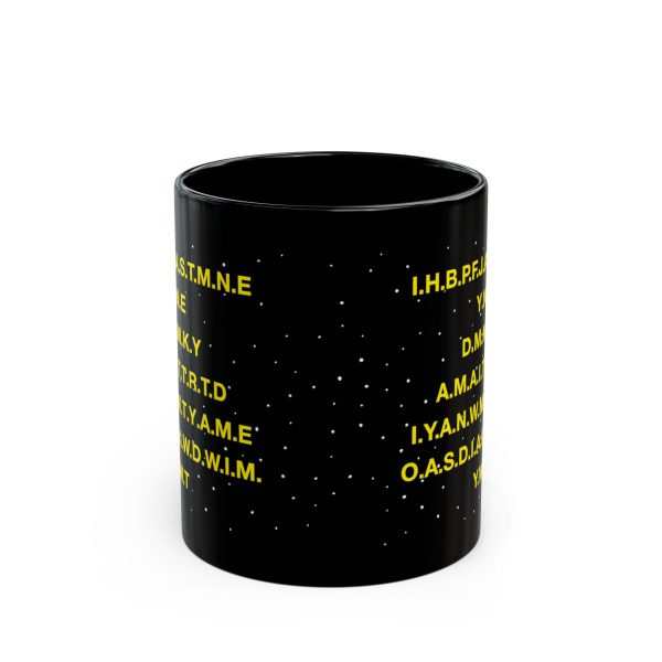 i have brought peace Black Mug