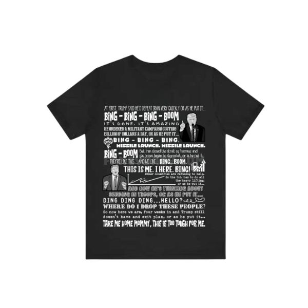 Trump Bing Bing Bong Satire Shirt Trump Bing Bing Bong Satire Shirt