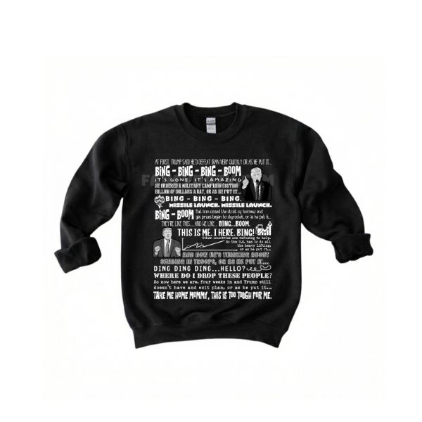 Trump Bing Bing Bong Satire Shirt