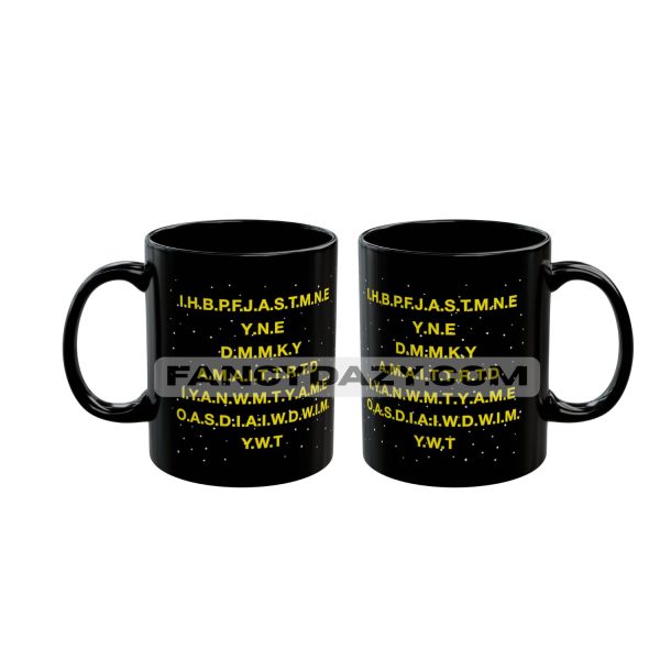 i have brought peace Black Mug