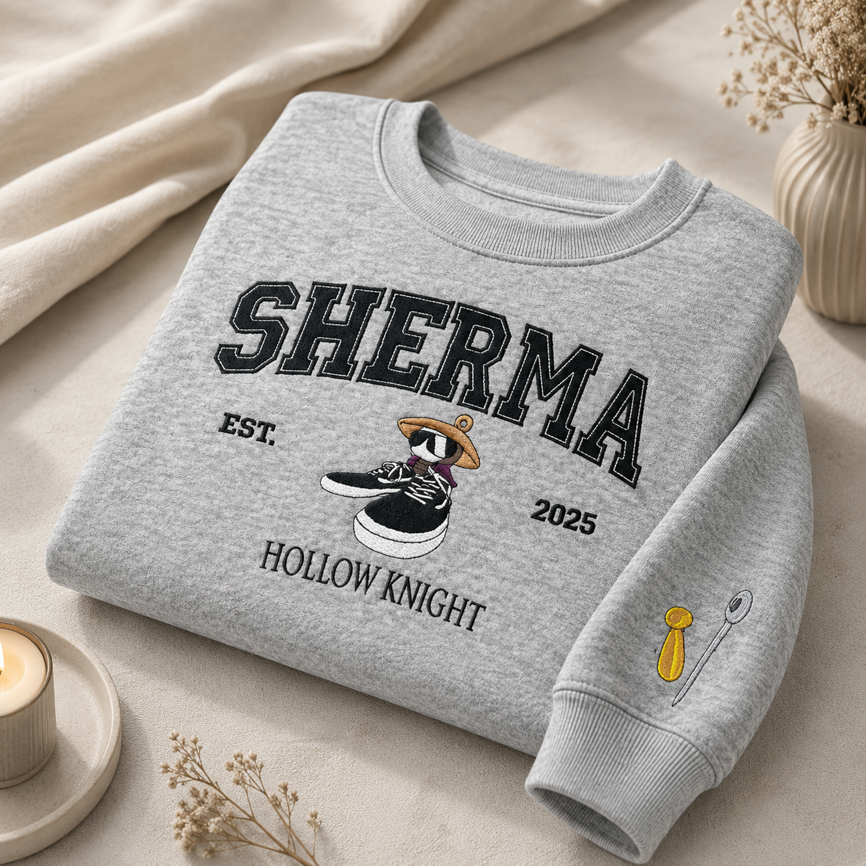 Sherma Embroidered Sweatshirt Sherma Embroidered Sweatshirt