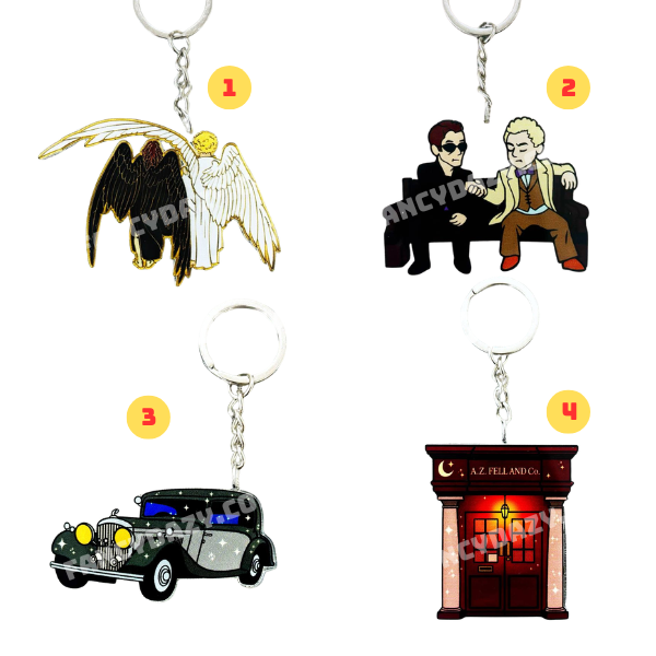 Good Omens Keychain