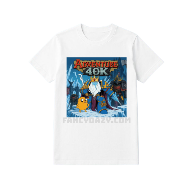 Adventure 40K Shirt, Adventure Time x Warhammer 40K Parody Tee Adventure 40K Shirt, Adventure Time x Warhammer 40K Parody Tee