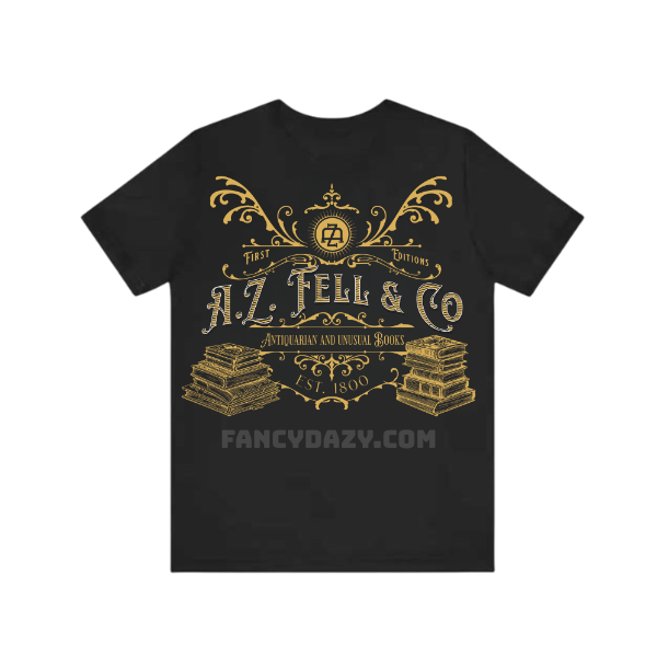 A.Z. Fell & Co Bookshop – Good Omens Bookish Shirt