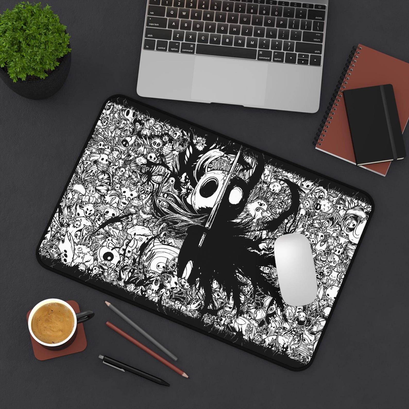 Hollow Knight Characters Desk Mat Hollow Knight Characters Desk Mat