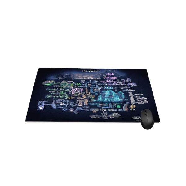Hollow Knight Hallownest Map Version 2 Desk Mat Hollow Knight Hallownest Map Version 2 Desk Mat
