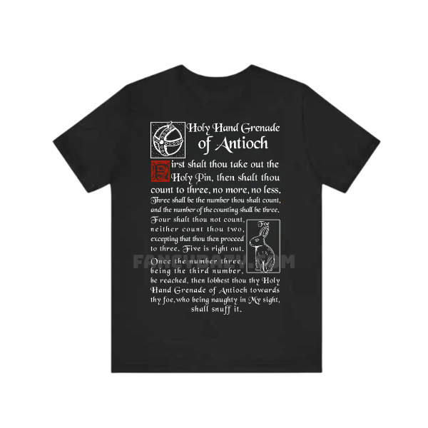 Holy Hand Grenade Of Antioch Shirt