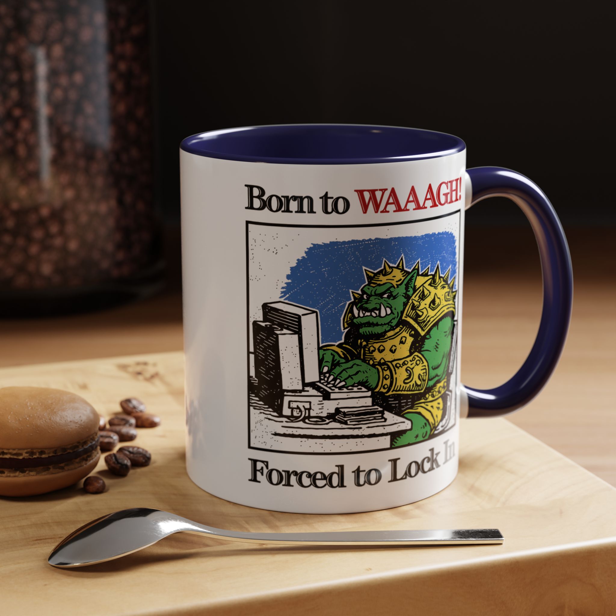 Born To Waaagh Warhammer 40K Mug Born To Waaagh Warhammer 40K Mug