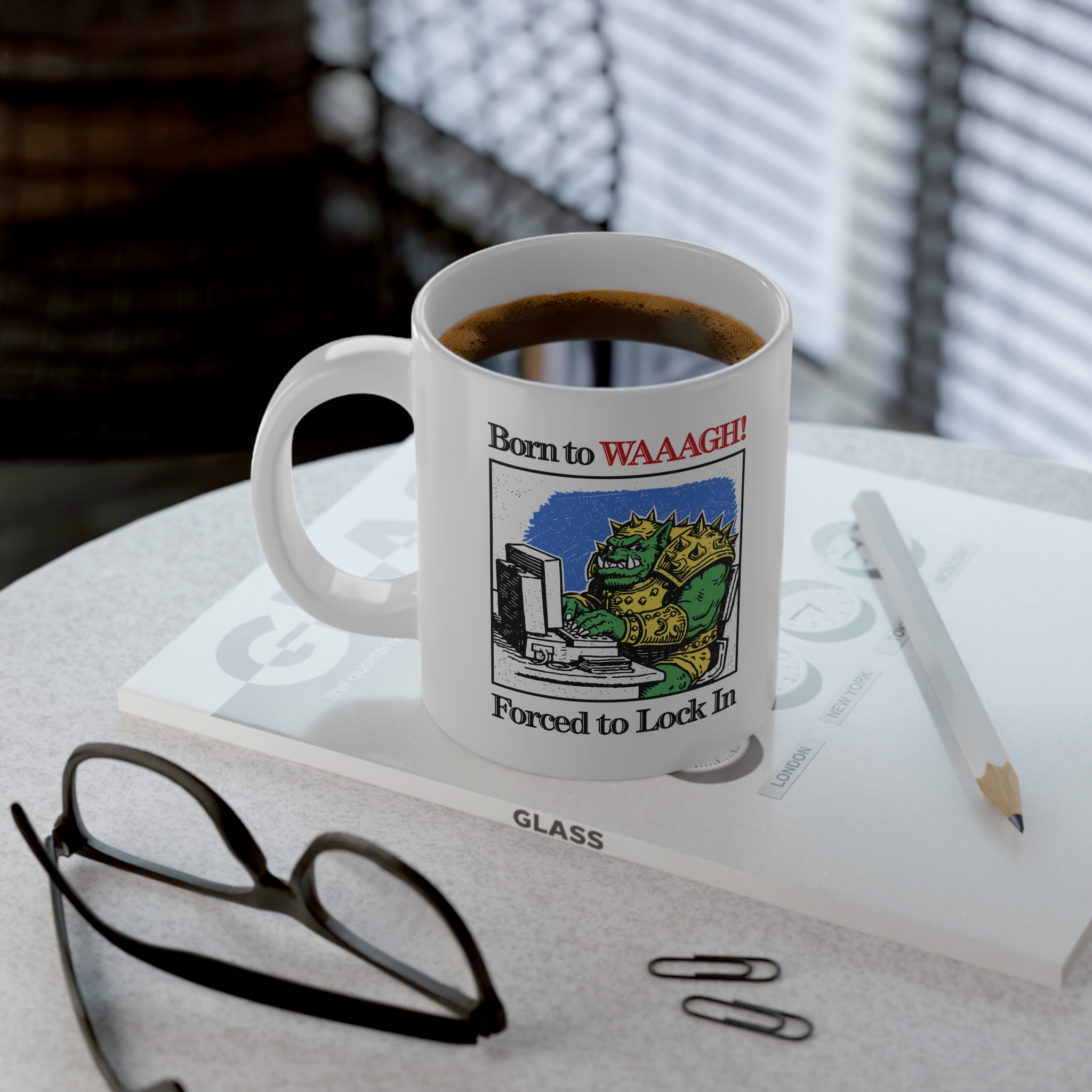 Born To Waaagh Warhammer 40K Mug Born To Waaagh Warhammer 40K Mug