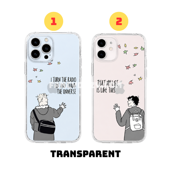 HeartStopper Couple Nick & Charlie Quotes Phone Cases