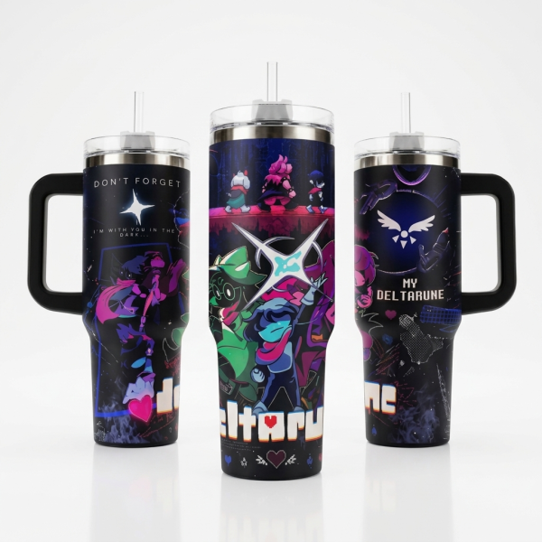 Deltarune Kris Susie Ralsei Tumbler