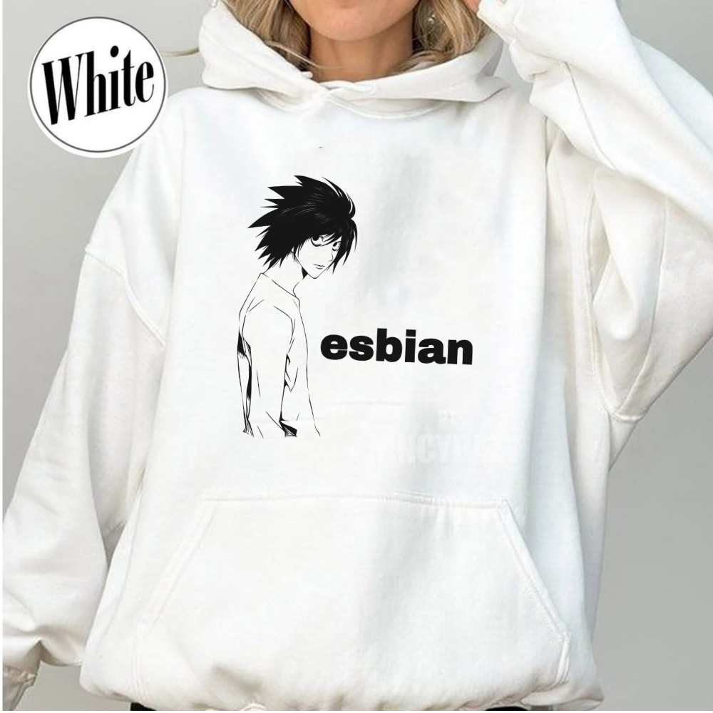 Death Note L Lawliet Esbian Shirt Death Note L Lawliet Esbian Shirt