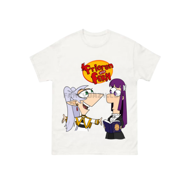 Frieren x Phineas and Ferb Shirt