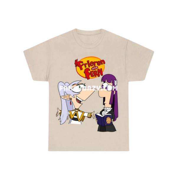 Frieren x Phineas and Ferb Shirt Frieren x Phineas and Ferb Shirt