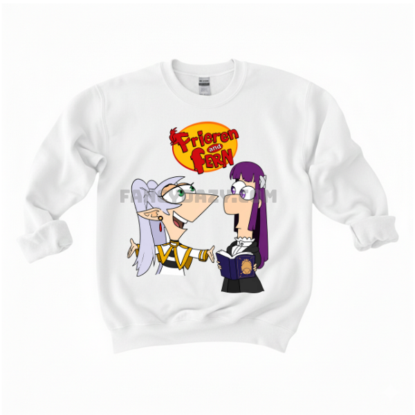Frieren x Phineas and Ferb Shirt Frieren x Phineas and Ferb Shirt