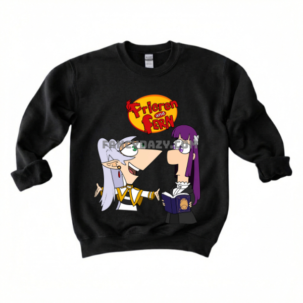 Frieren x Phineas and Ferb Shirt Frieren x Phineas and Ferb Shirt