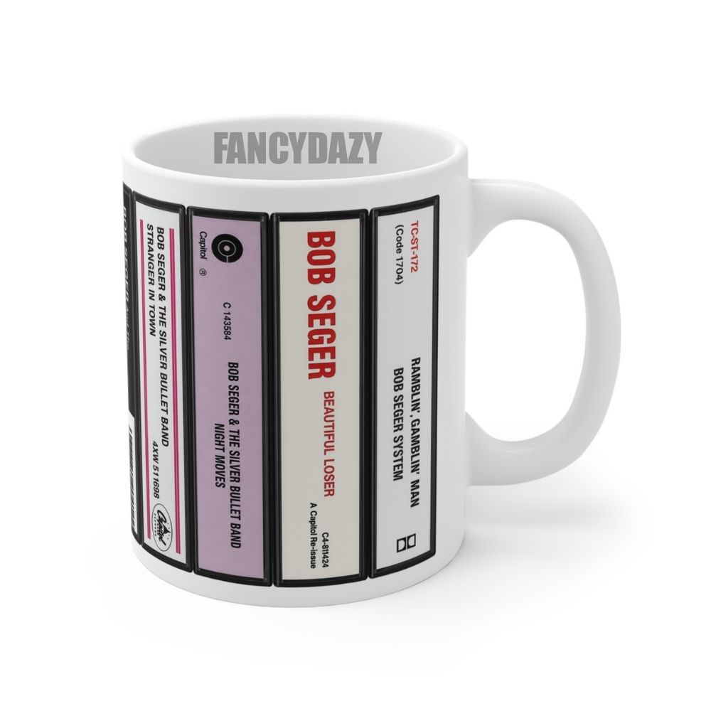 Bob Seger Rock Music Cassette Mug Bob Seger Rock Music Cassette Mug