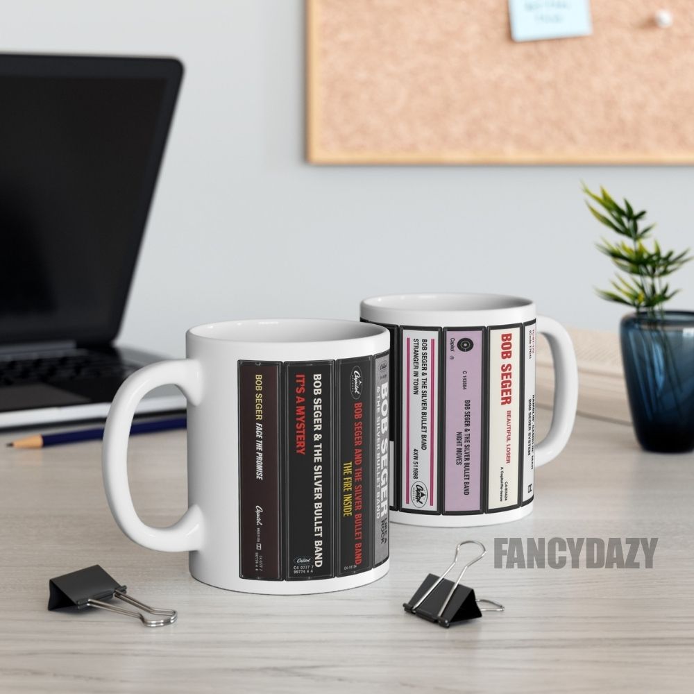 Bob Seger Rock Music Cassette Mug Bob Seger Rock Music Cassette Mug