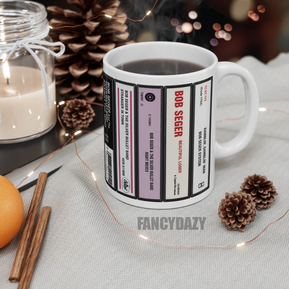 Bob Seger Rock Music Cassette Mug Bob Seger Rock Music Cassette Mug