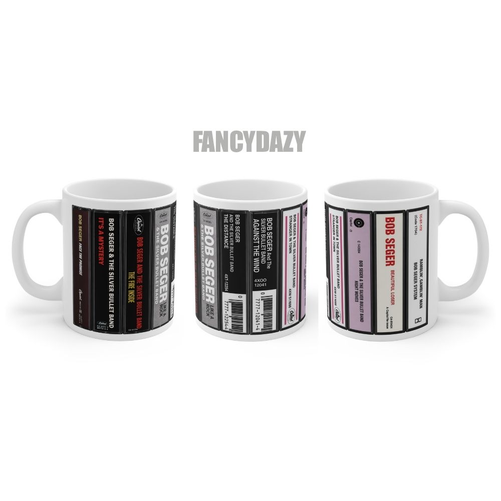 Bob Seger Rock Music Cassette Mug Bob Seger Rock Music Cassette Mug