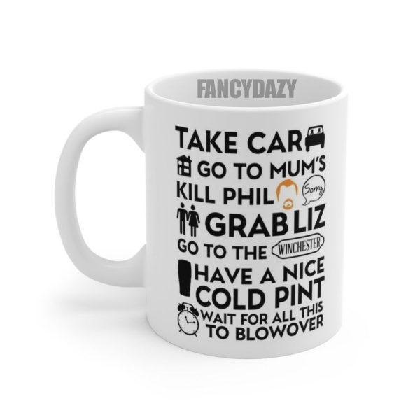 Shaun On The Dead To Do List Mug
