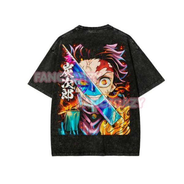Demon Slayer Tanjiro Washed Shirt