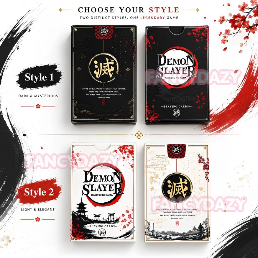 Demon Slayer Playing Cards Demon Slayer Playing Cards