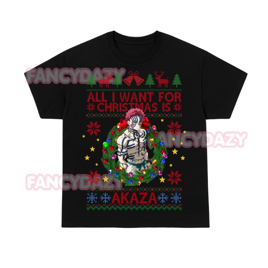 All I Want For Christmas Is Akaza Sweatshirt All I Want For Christmas Is Akaza Sweatshirt